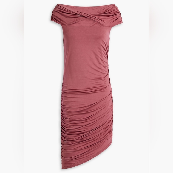 Jonathan Simkhai Standard Divya Slinky Rouched Mini Dress - Picture 4 of 4